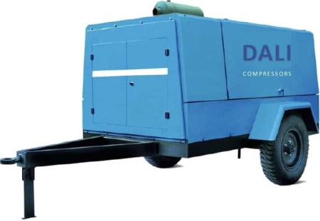 Передвижной дизельный компрессор Dali DLCY-9/8F-Y